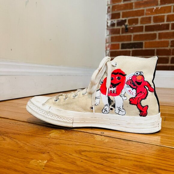 Converse x Comme des Garcons Chuck 70 PLAY shoes sneakers 9 - Picture 7 of 16